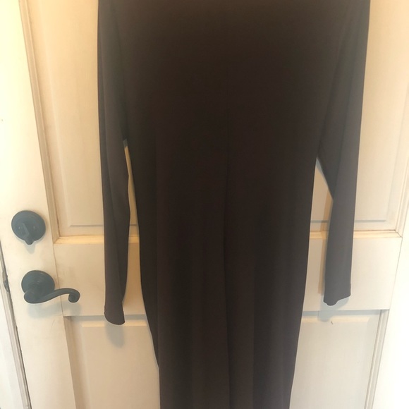 M.L. Malik Brown Dress with Crystals - Picture 4 of 4